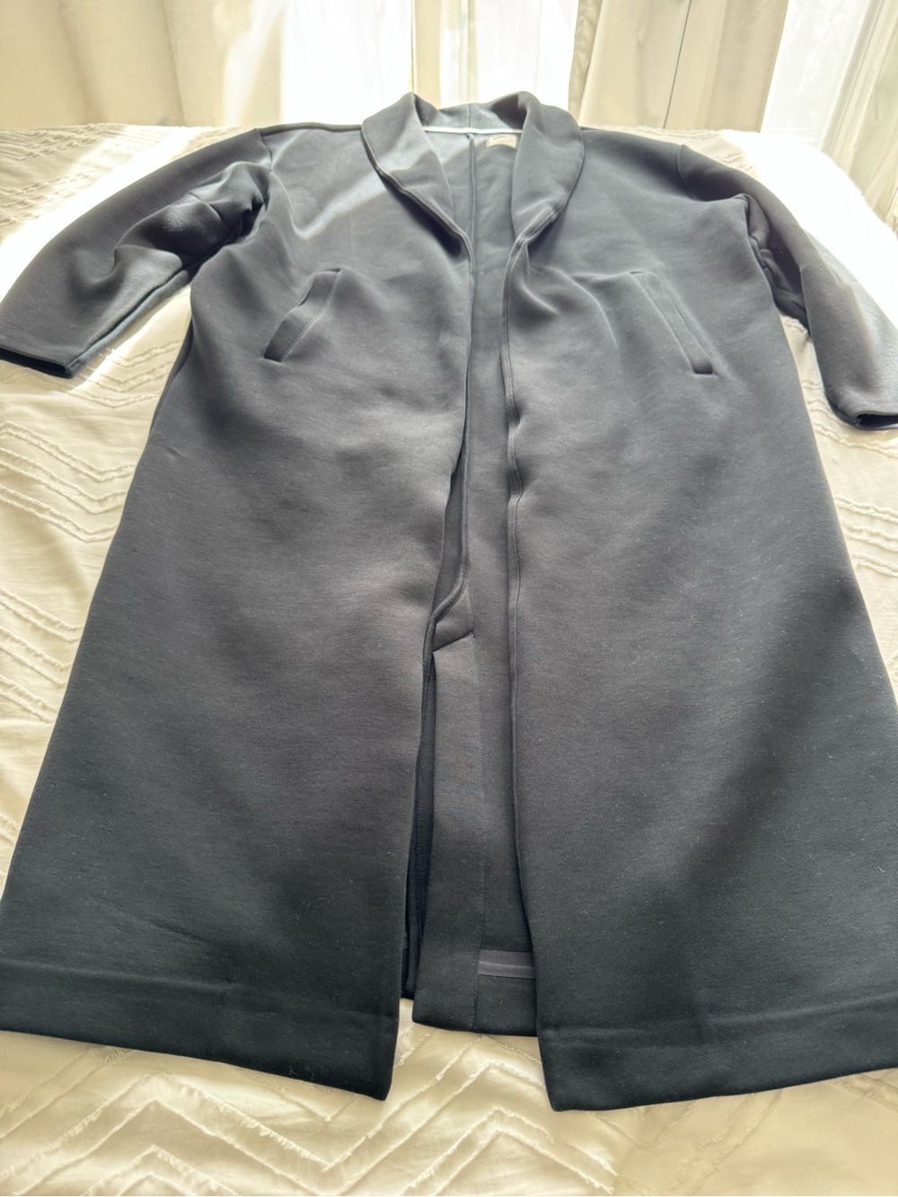 Nike Women’s Long Black Duster Jacket - Size M